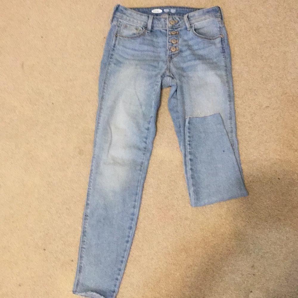 Skinny Blue Jeans